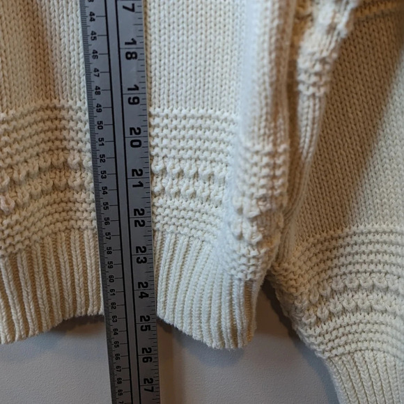 Universal Thread Cream Crew Neck Knit Long Sleeve Sweater Women XL - Picture 9 of 9